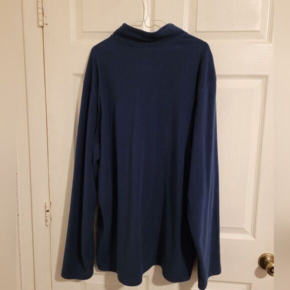 Eddie bauer dark blue fleece pullover - Picture 2 of 5